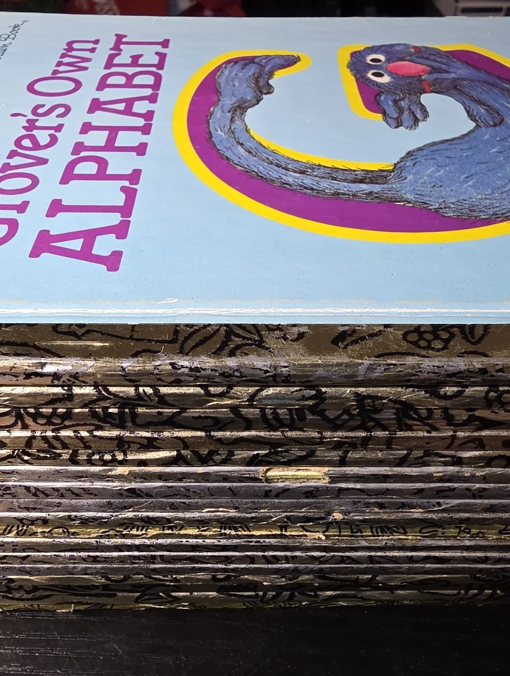 17 Sesame Street Little Golden Books Lot Grover Big Bird Elmo Oscar Bert Ernie - Picture 1 of 5
